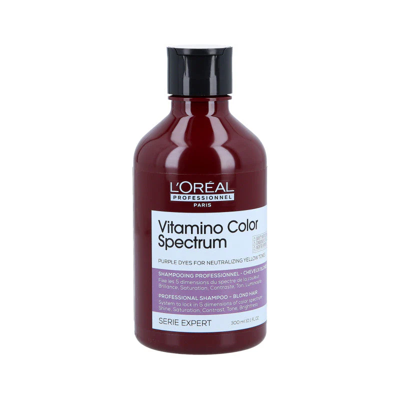 L’OREAL PROFESSIONNEL VITAMINO COLOR SPECTRUM Neutralizujący fioletowy szampon do włosów blond 300 ml