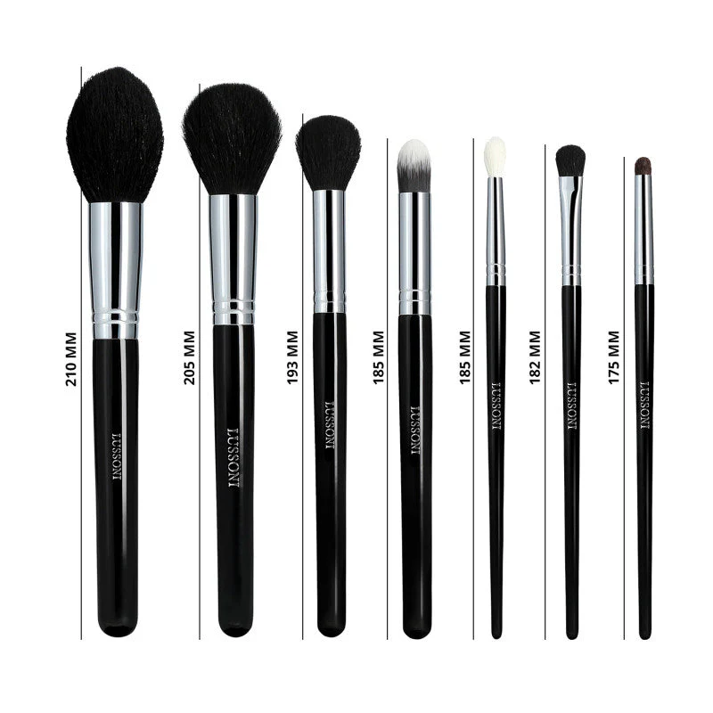 LUSSONI Beauty Queen - Zestaw 7 Profesjonalnych pędzli do makijażu - Image 2