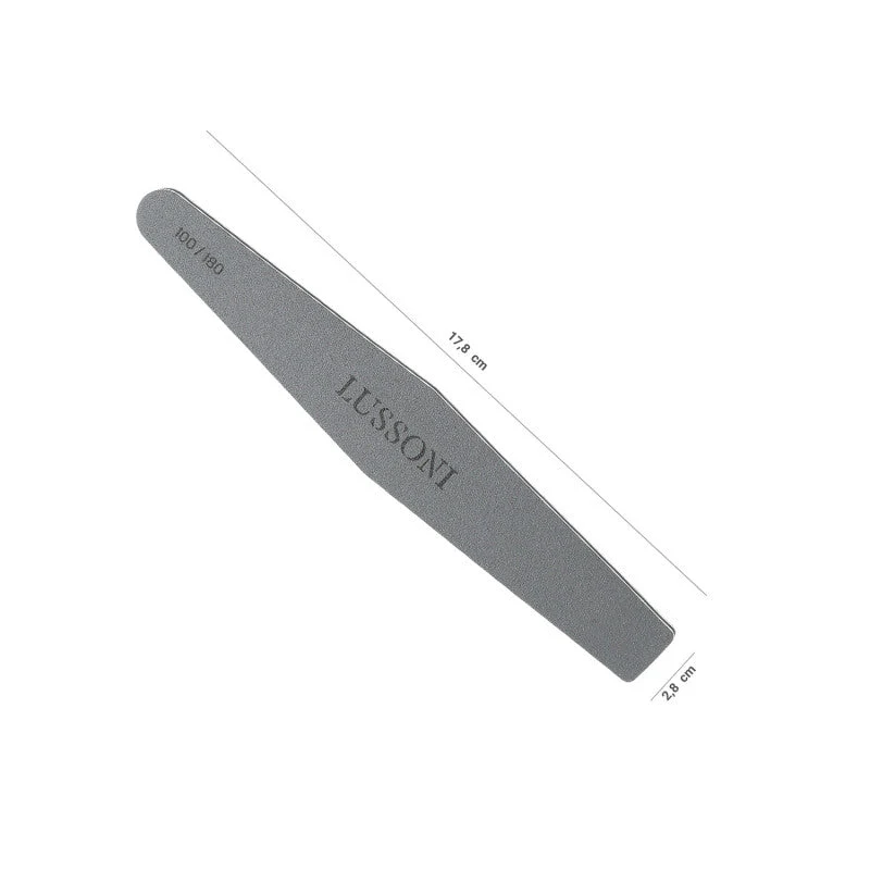 LUSSONI Pilnik do paznokci MYLAR, Trapez, 100/180, 20 szt. - Image 2