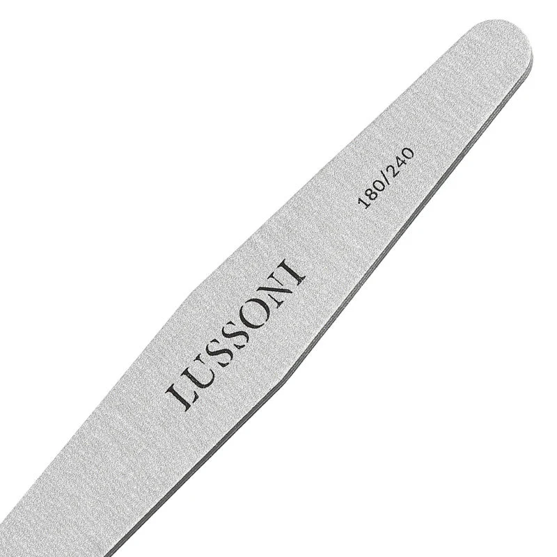 LUSSONI Pilnik do paznokci ZEBRA, Trapez, 180/240, 10 szt. - Image 3