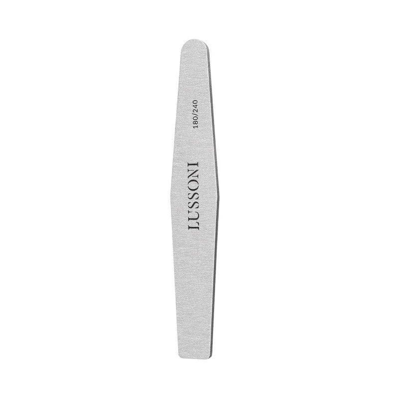 LUSSONI Pilnik do paznokci ZEBRA, Trapez, 180/240, 50 szt.