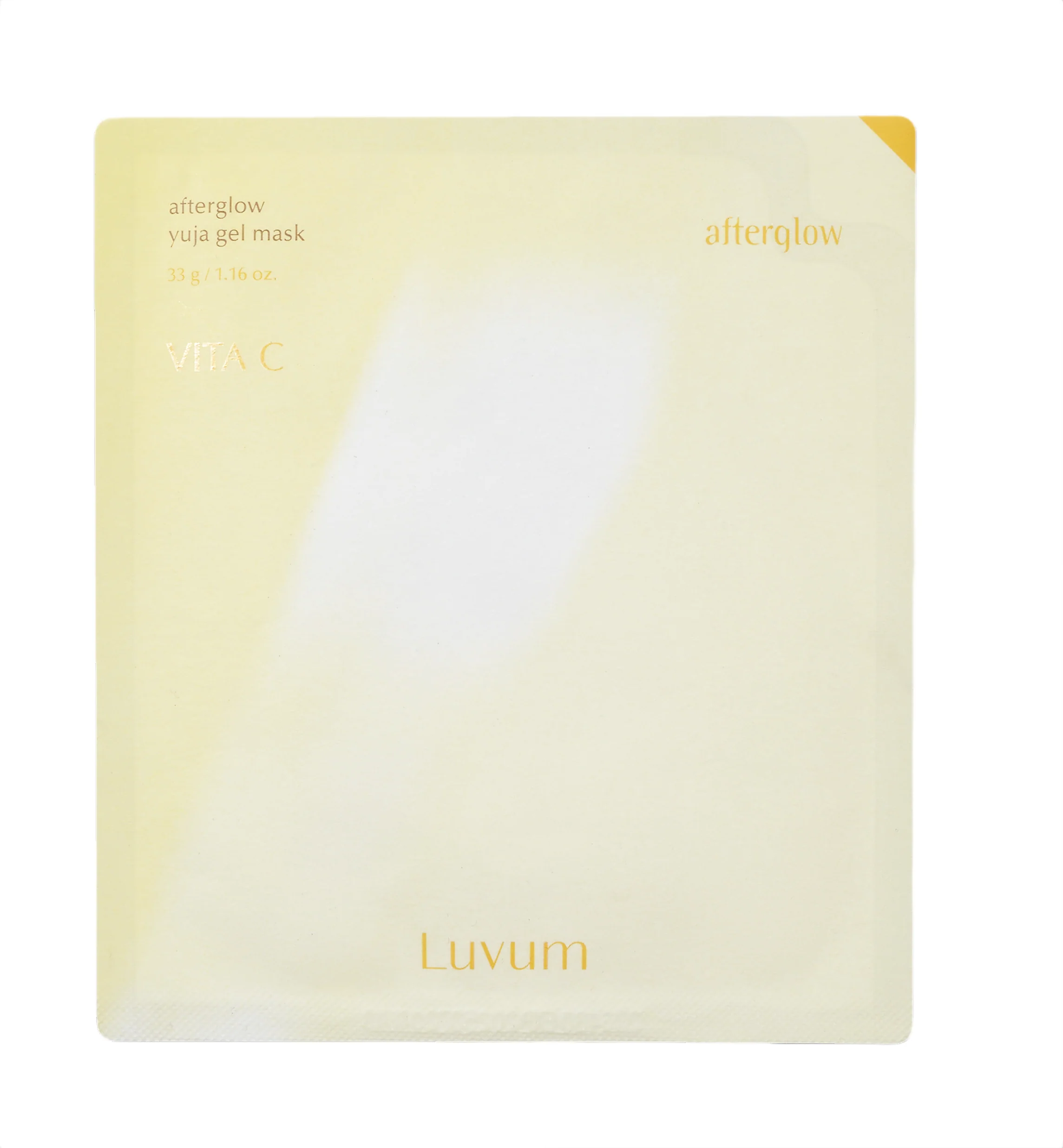 LUVUM AFTERGLOW YUJA GEL MASK Rozświetlająca hydrożelowa maska do twarzy 33 g