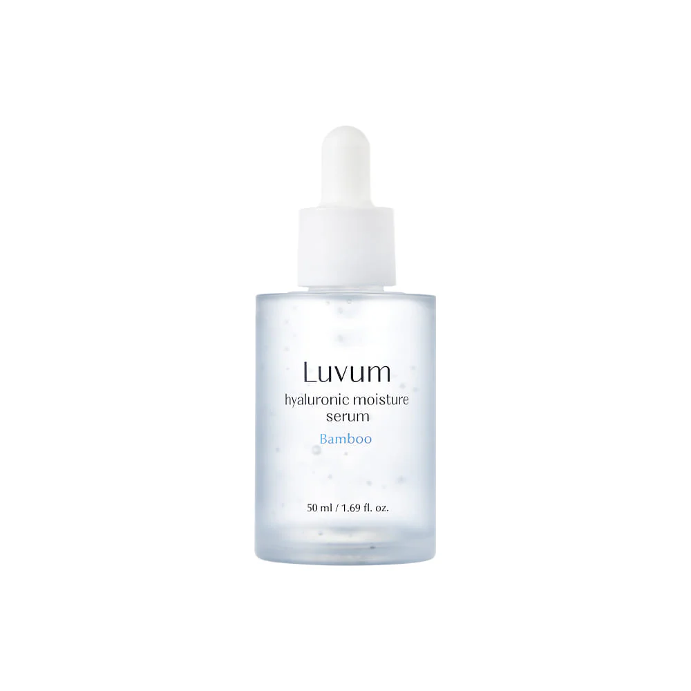 LUVUM BAMBOO HYALURONIC MOISTURE SERUM Lekkie, nawilżające serum z sokiem z bambusa i roślinnym, niskocząsteczkowym kwasem hialuronowym 50 ml