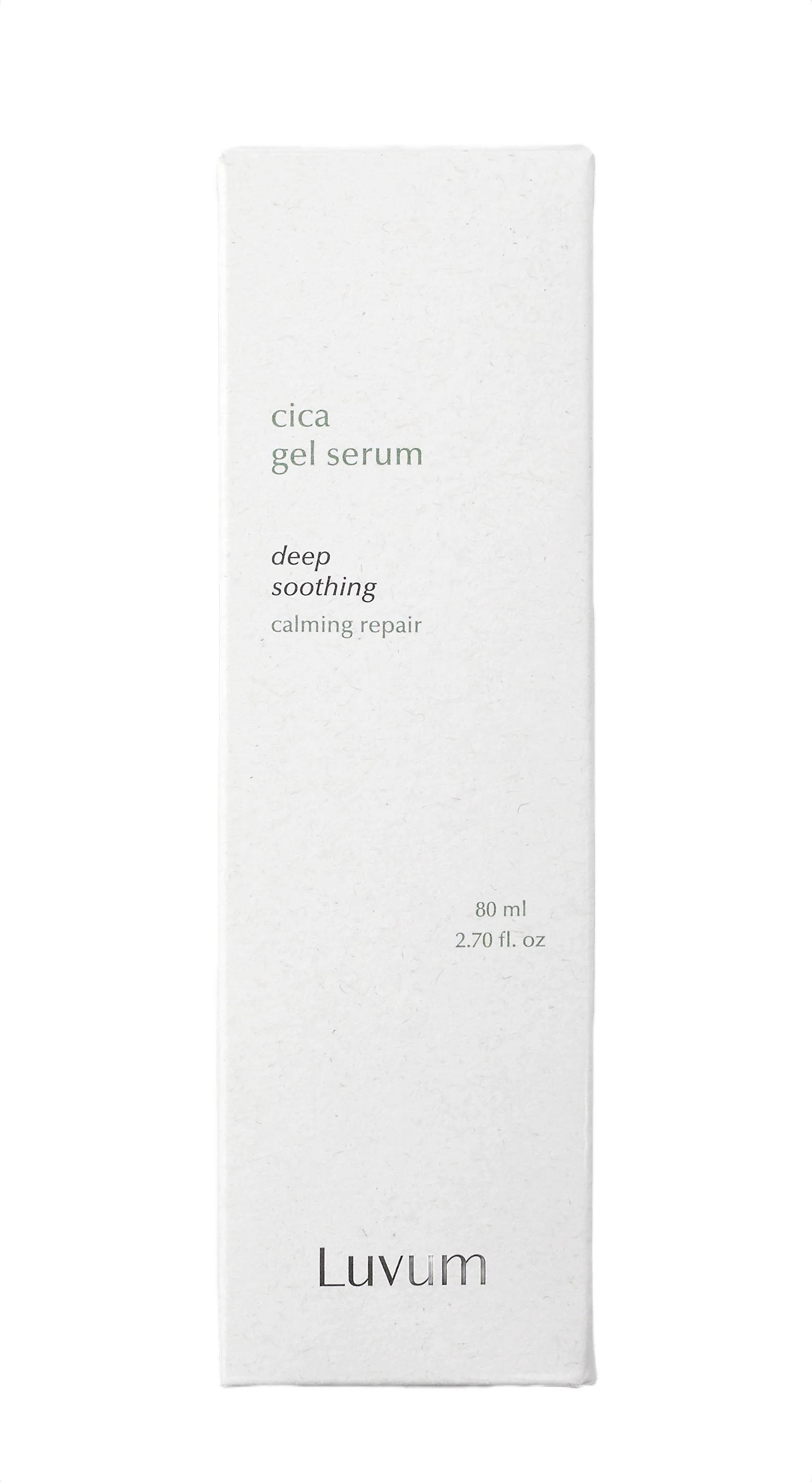 LUVUM CALMING REPAIR CICA GEL SERUM Lekkie, żelowe serum w mgiełce z ekstraktem z wąkroty azjatyckiej 80 ml - Image 2