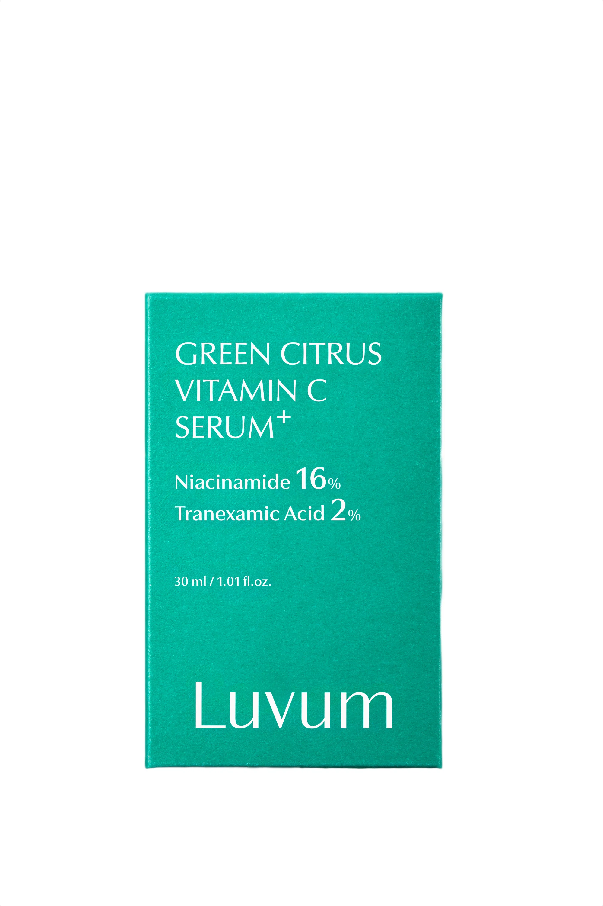 LUVUM GREEN CITRUS VITAMIN C SERUM + Rozjaśniające serum do twarzy z witaminą C i kwasem traneksamowym 30 ml - Image 2