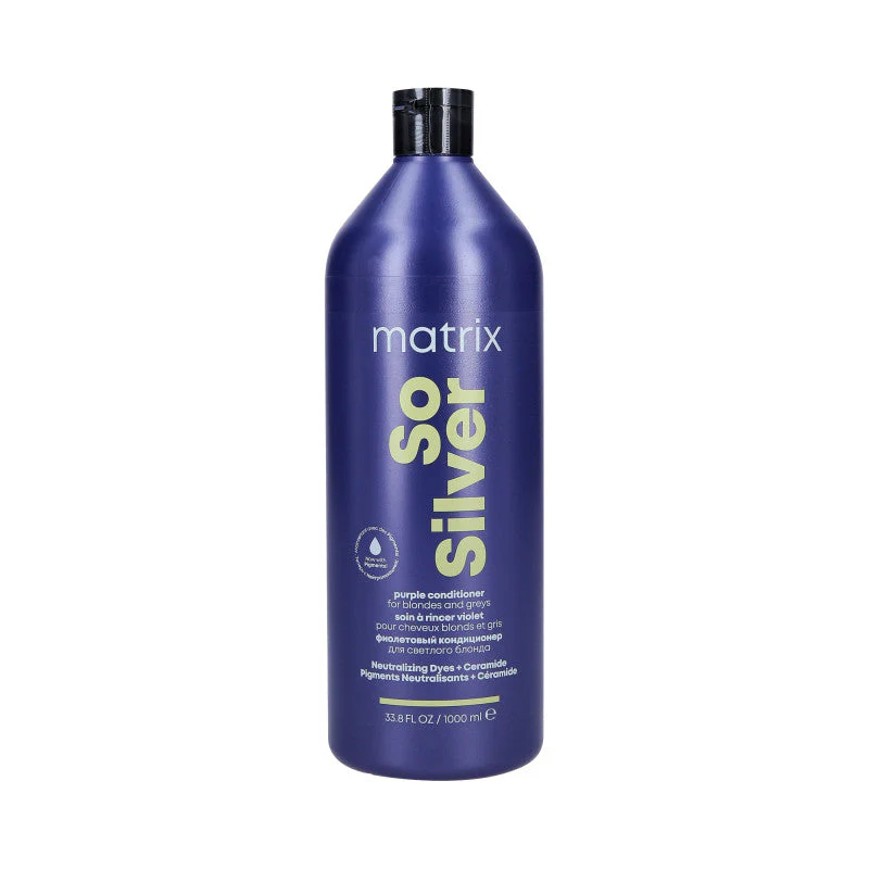 MATRIX TOTAL RESULTS COLOR OBSESSED SO SILVER Odżywka do włosów blond i siwych 1000 ml