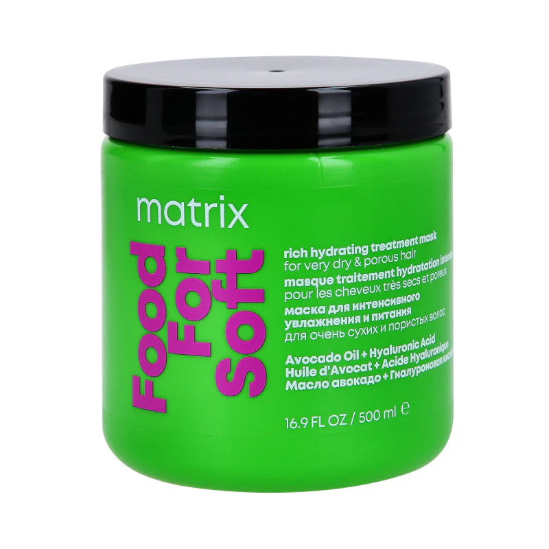 MATRIX TOTAL RESULTS FOOD FOR SOFT Intensywnie nawilżająca maska do włosów 500 ml