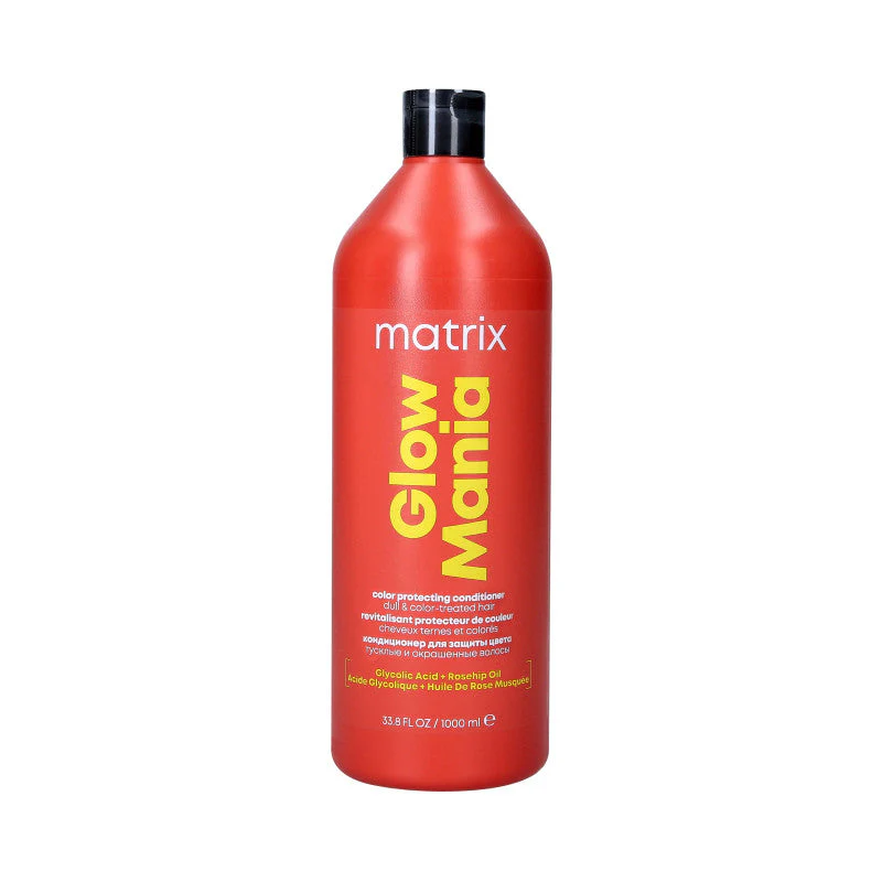 MATRIX TOTAL RESULTS GLOW MANIA Odżywka chroniąca i nabłyszczająca włosy farbowane 1000 ml