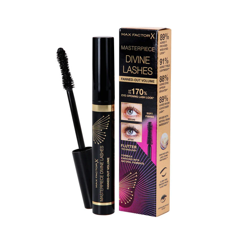 MAX FACTOR MASTERPIECE DIVINE LASHES Tusz do rzęs zwiększający objętość 001 Rich Black 8 ml