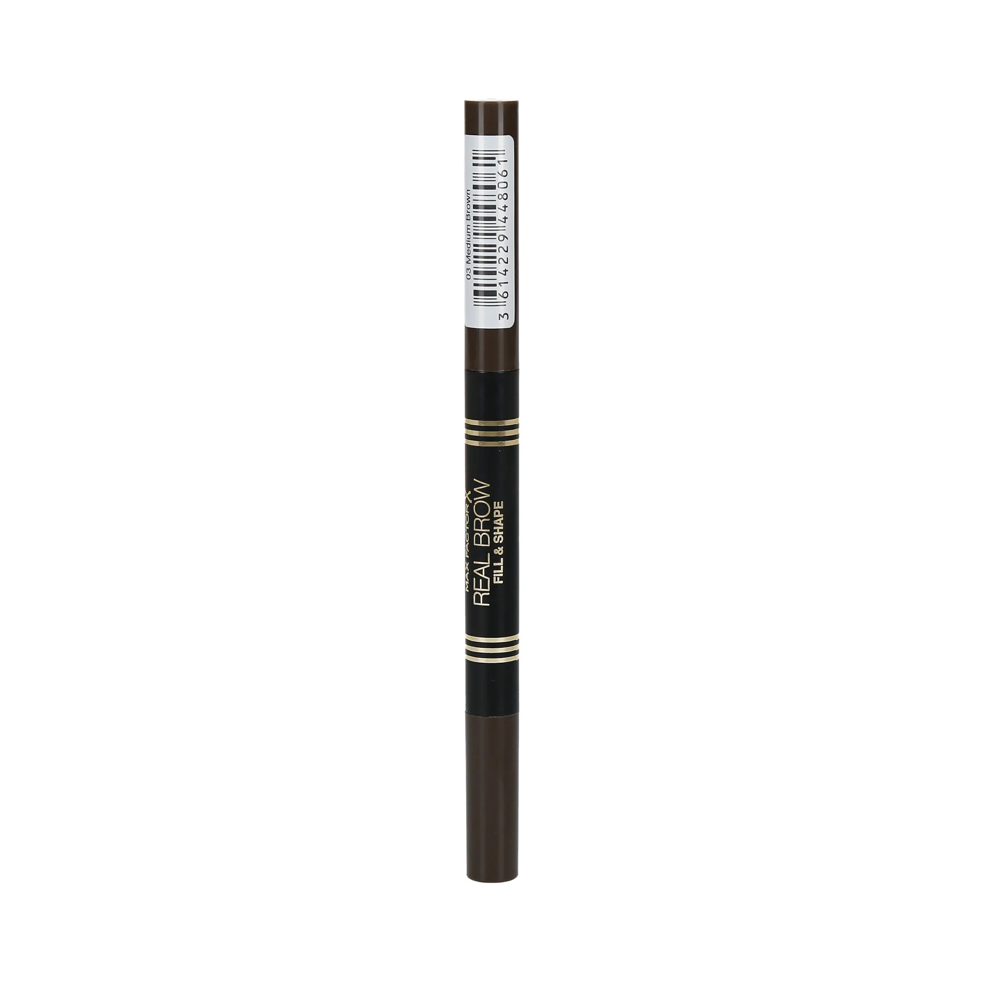 MAX FACTOR Real Brow Fill&Shape Dwustronna kredka do brwi 03 Medium Brown