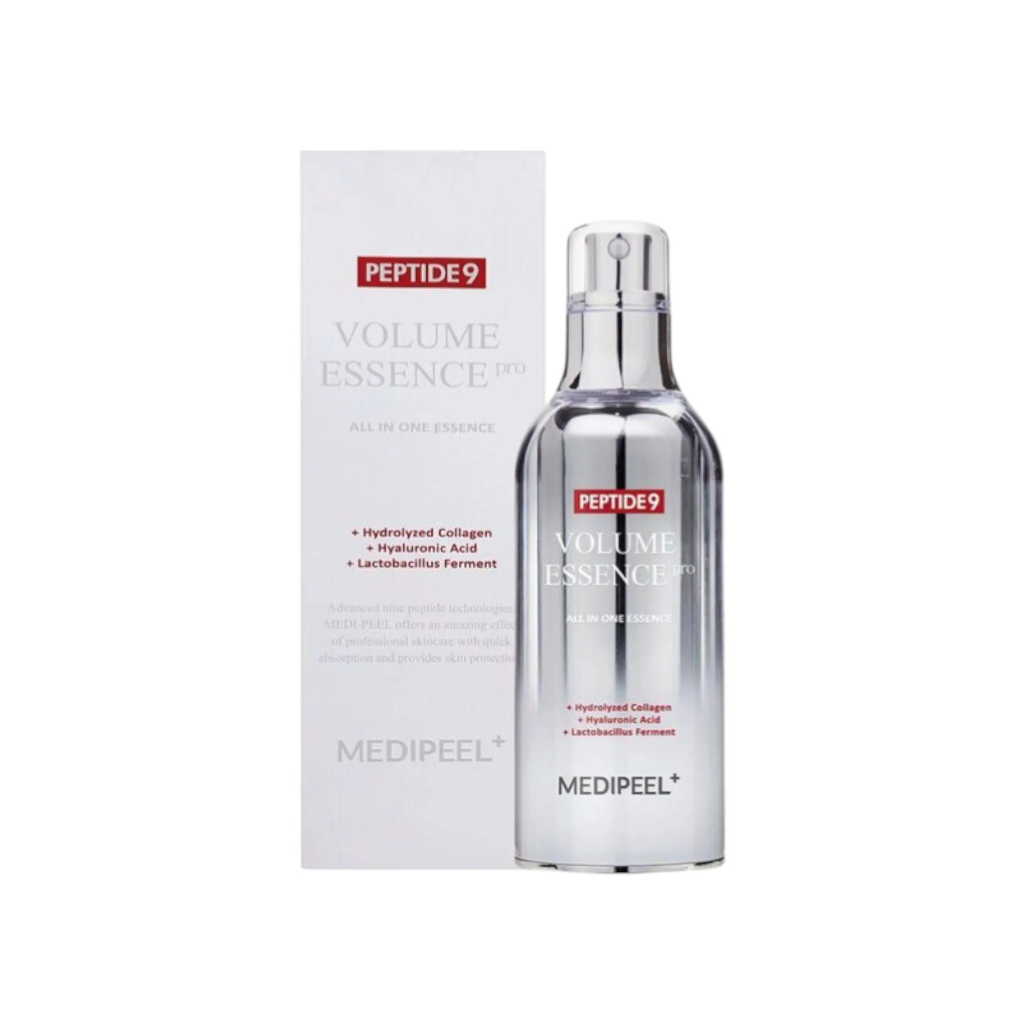 MEDI-PEEL PEPTIDE 9 VOLUME ESSENCE PRO Nawilżająca mgiełka do twarzy z kompleksem przeciwutleniaczy 100 ml