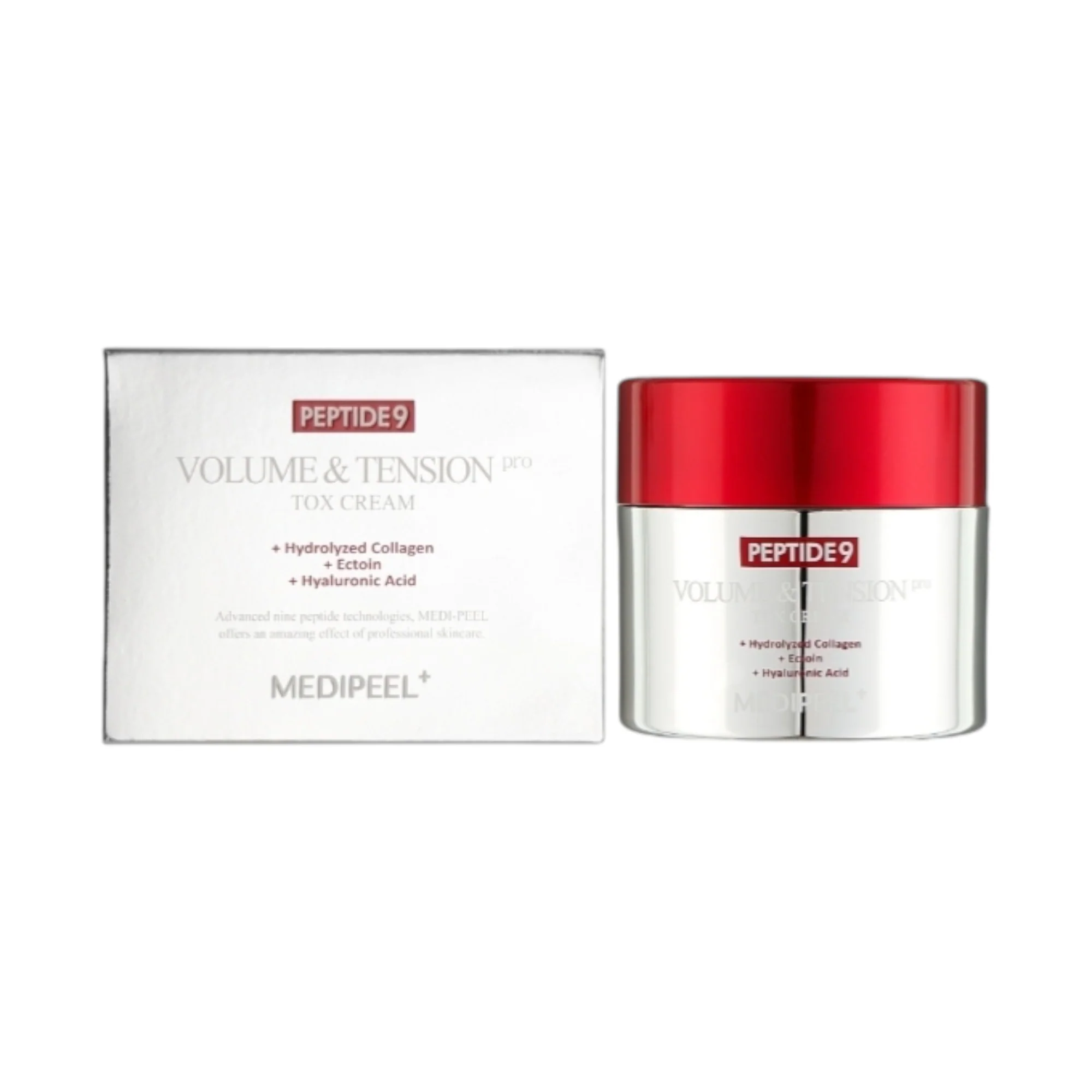 MEDI-PEEL PEPTIDE 9 VOLUME & TENSION TOX PRO Liftingujący krem do twarzy z peptydami i kolagenem 50 ml