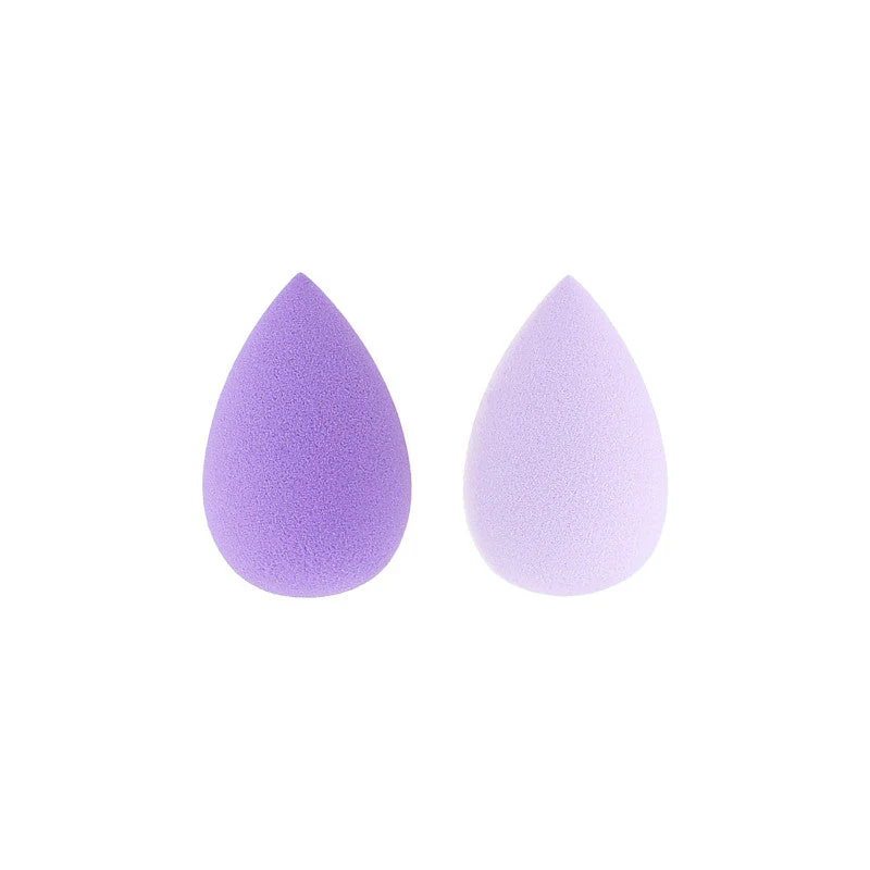 MIMO Zestaw dwóch gąbek do makijażu, Raindrop Mini, Fioletowe - Image 2