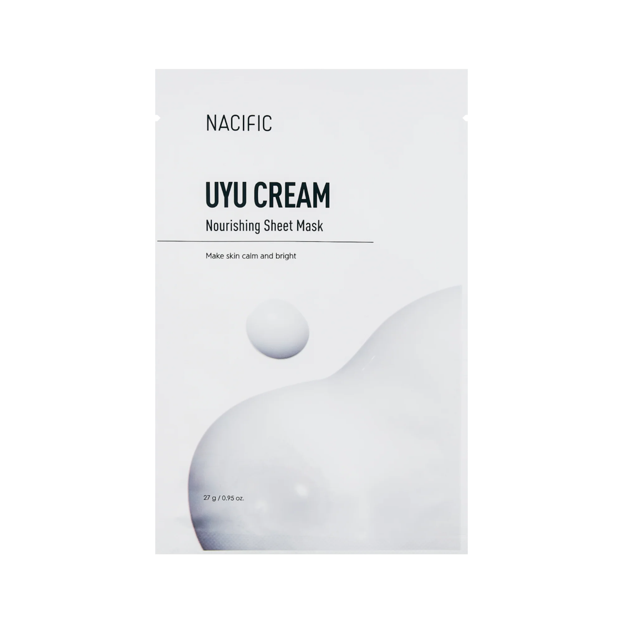 NACIFIC UYU CREAM NOURISHING MASK PACK Odżywcza maska w płachcie 1x30 g