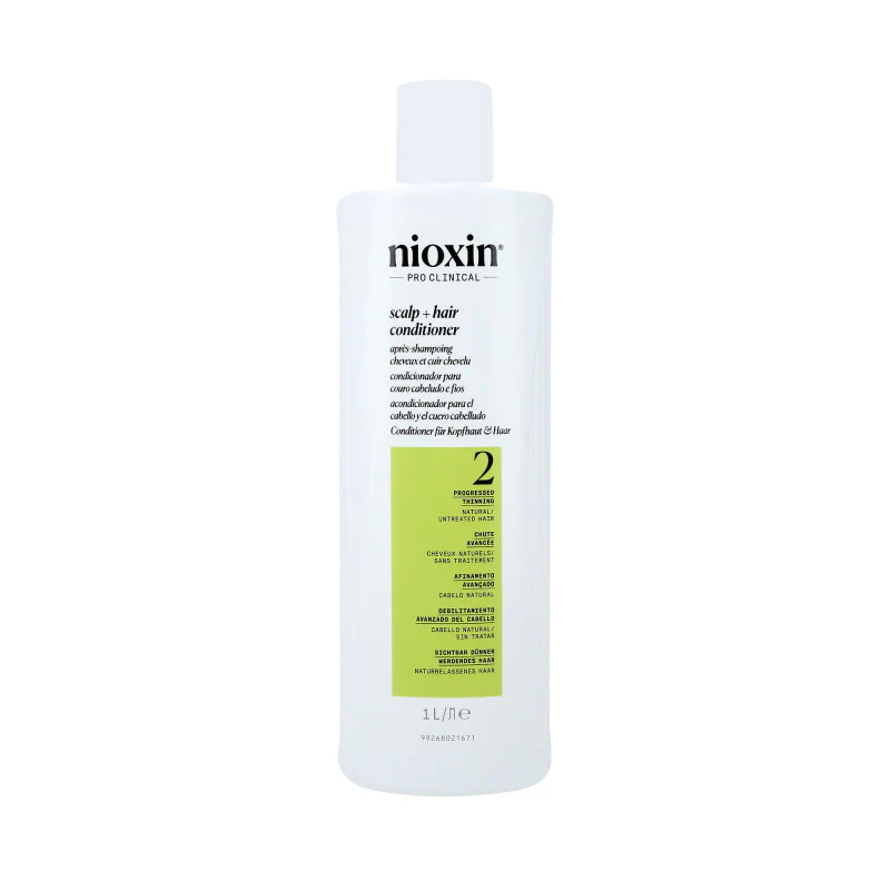 NIOXIN PRO CLINICAL 2 Wzmacniająca odżywka do włosów naturalnych i z widocznym przerzedzeniem 1000 ml