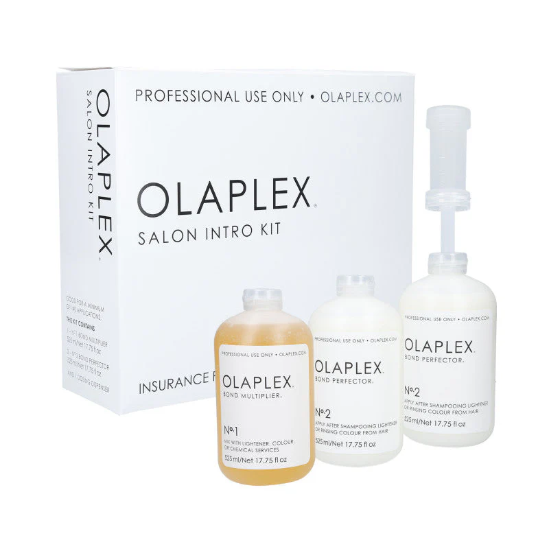 OLAPLEX Salon Intro Kit Zestaw do profesjonalnej regeneracji włosów No.1 525 ml + 2x No.2 525 ml