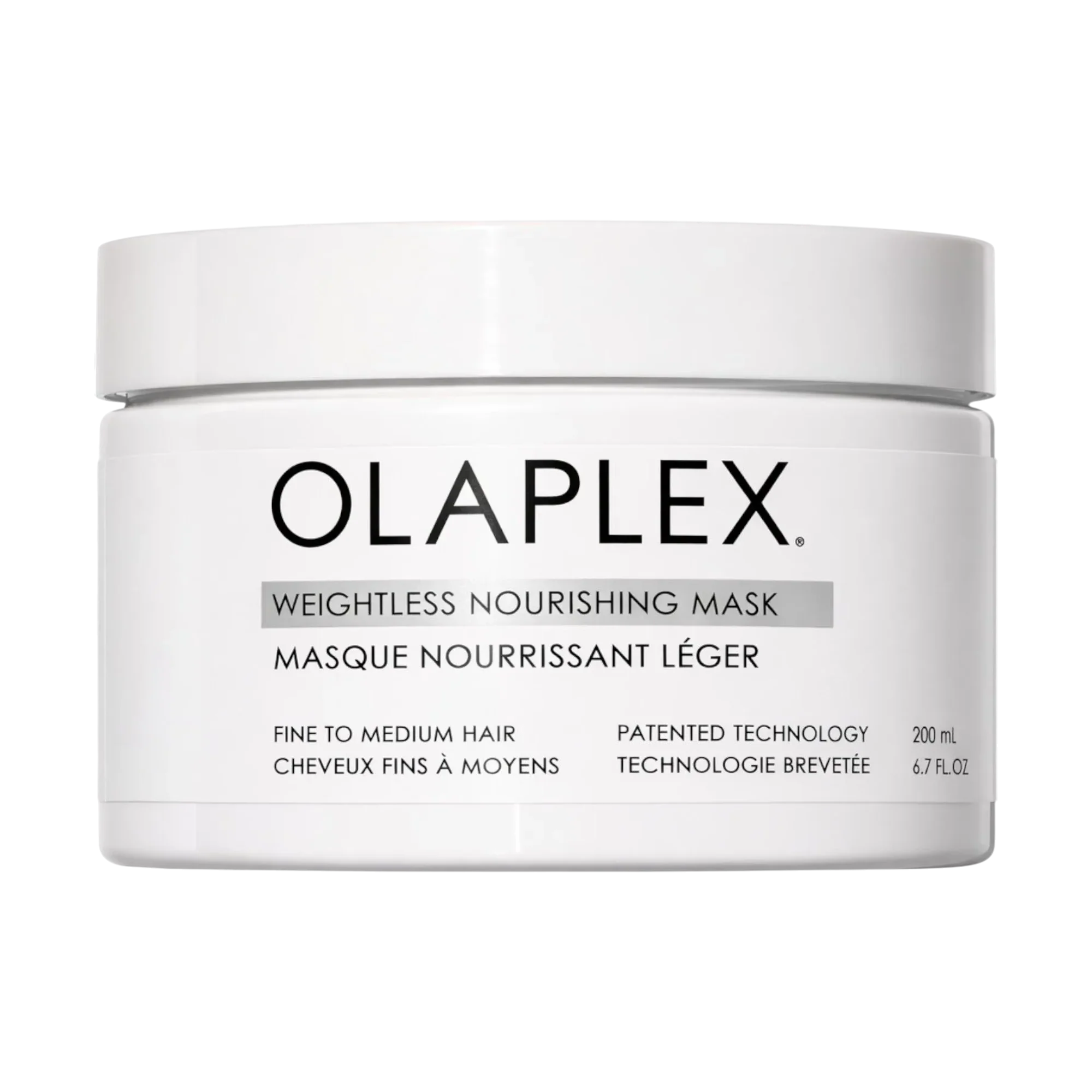 OLAPLEX WEIGHTLESS NOURISHING MASK Lekka maska zwiększająca objętość i nawilżenie włosów cienkich 250 ml