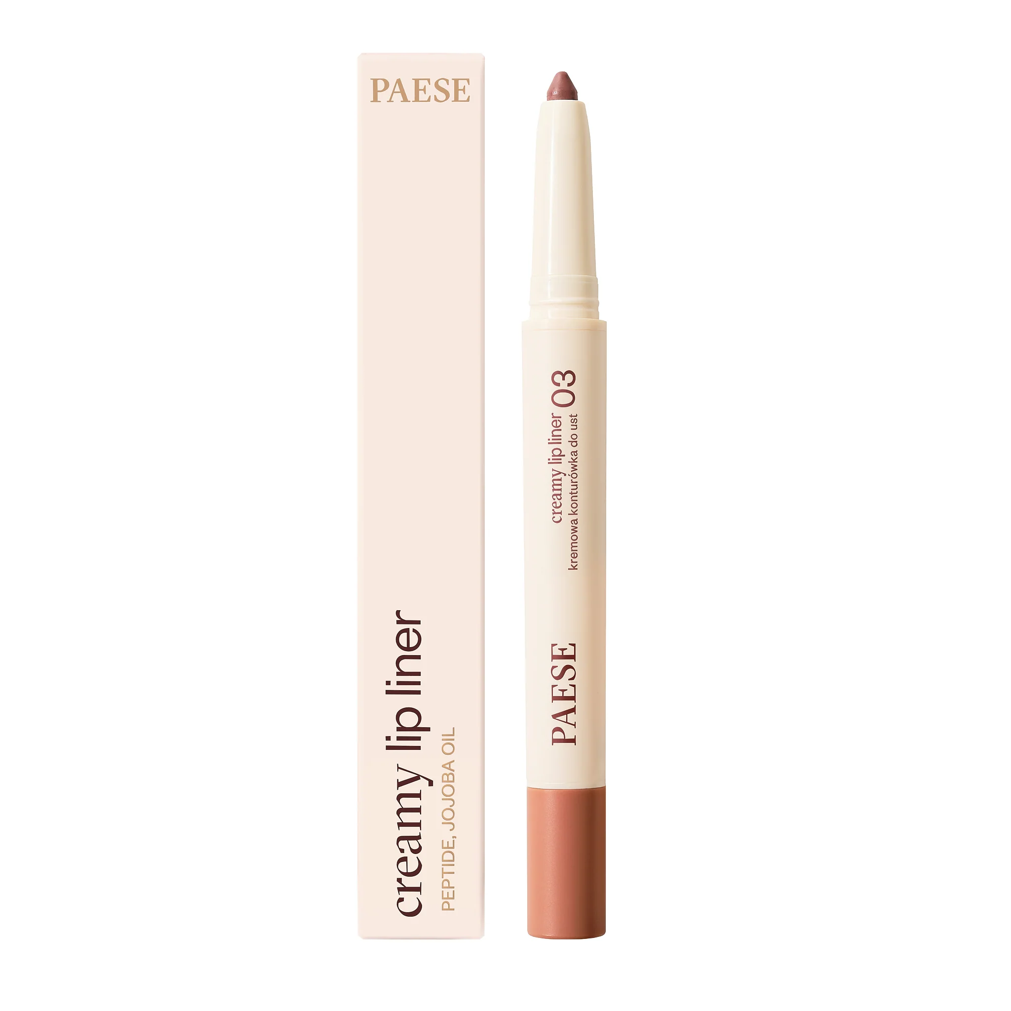 PAESE CREAMY LIP LINER Kremowa konturówka z peptydami 0,6 g - Image 4