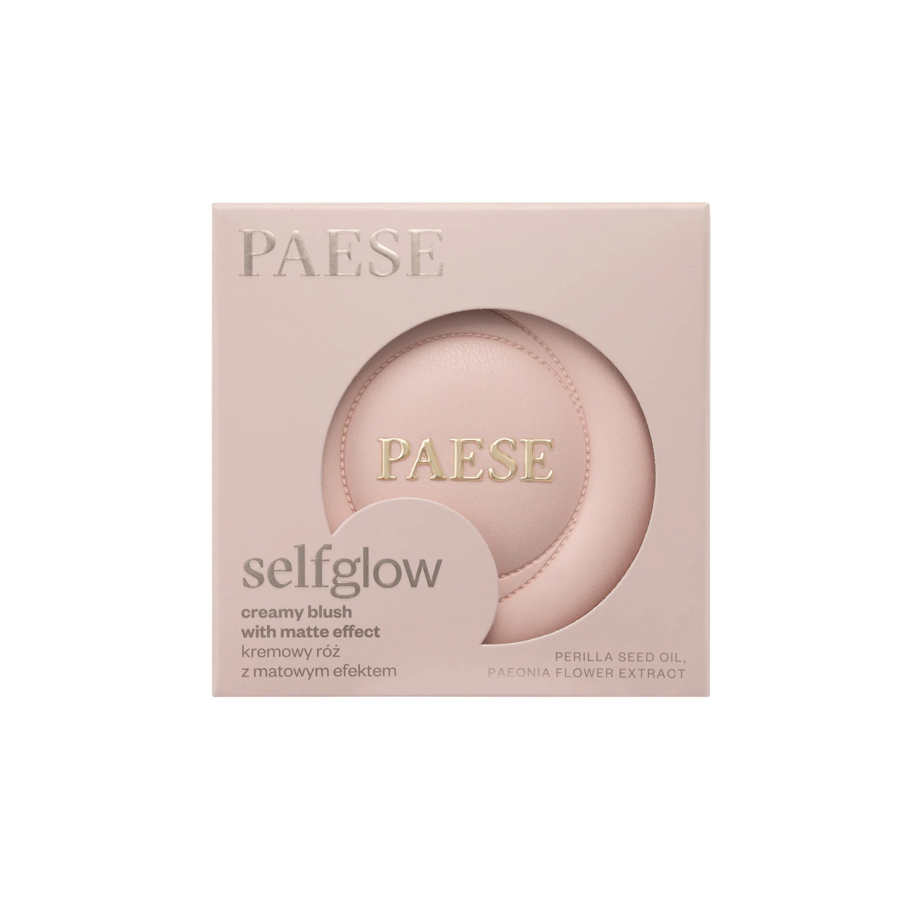 PAESE SELFGLOW Kremowy róż z matowym efektem, 01 Peony Kiss 8 g - Image 5