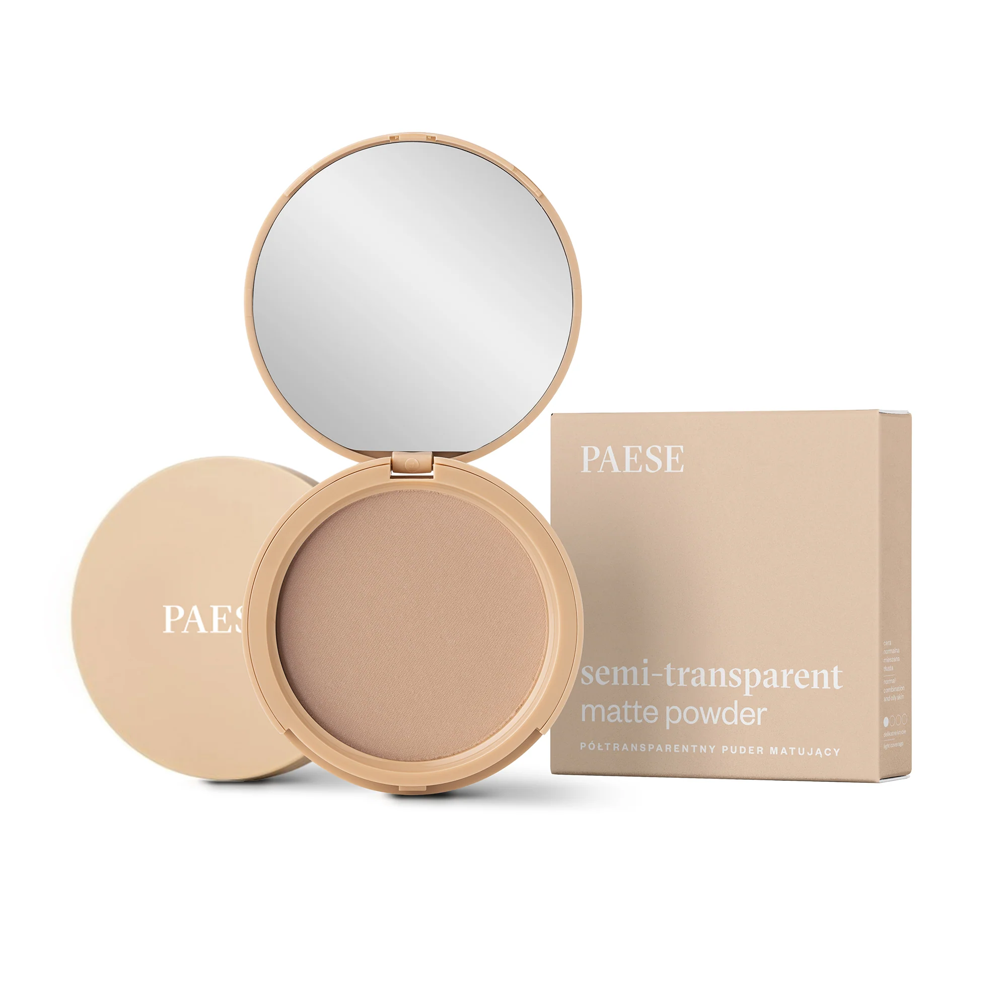 PAESE SEMI-TRANSPARENT Półtransparentny puder matujący 9 g - Image 3