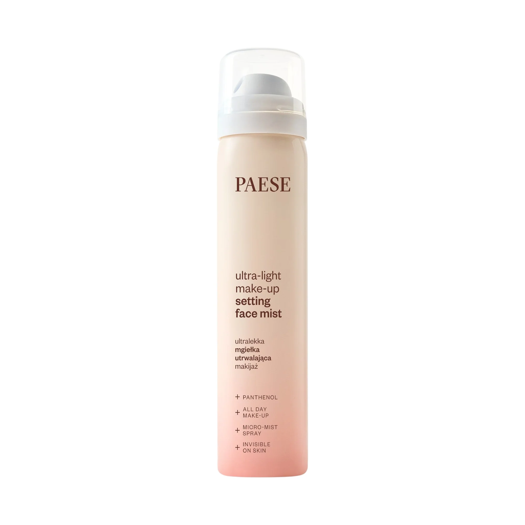 PAESE Ultralekka mgiełka utrwalająca makijaż 75 ml