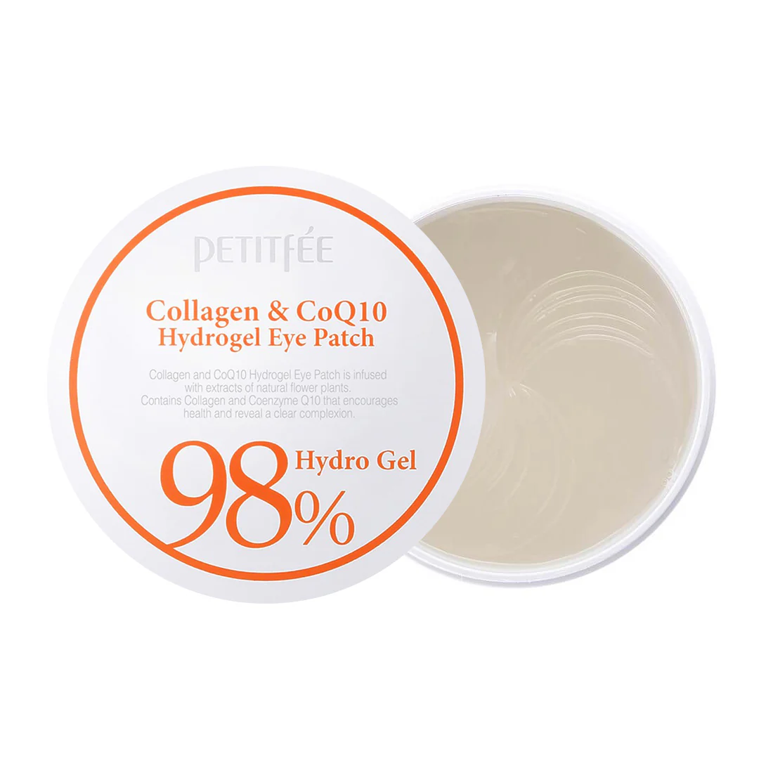 PETITFEE COLLAGEN Q10 HYDROGEL EYE PATCH Hydrożelowe płatki pod oczy z kolagenem 60 szt.