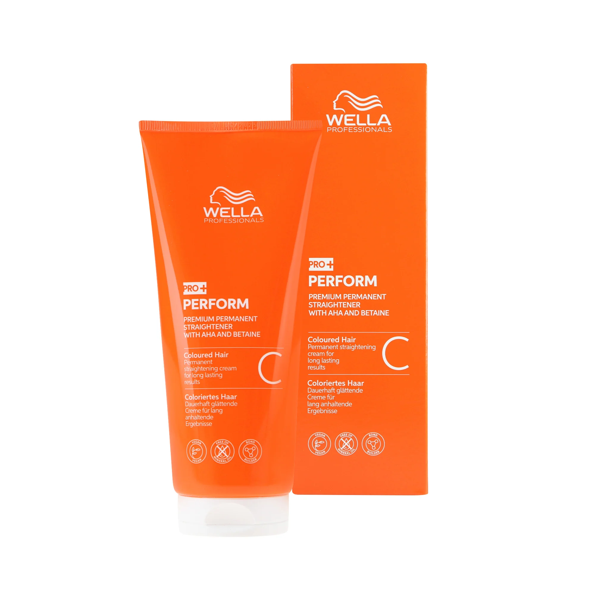 WELLA PROFESSIONALS PRO+ PERFORM C PREMIUM STRAIGHTNER Krem do trwałego prostowania włosów farbowanych 200 ml