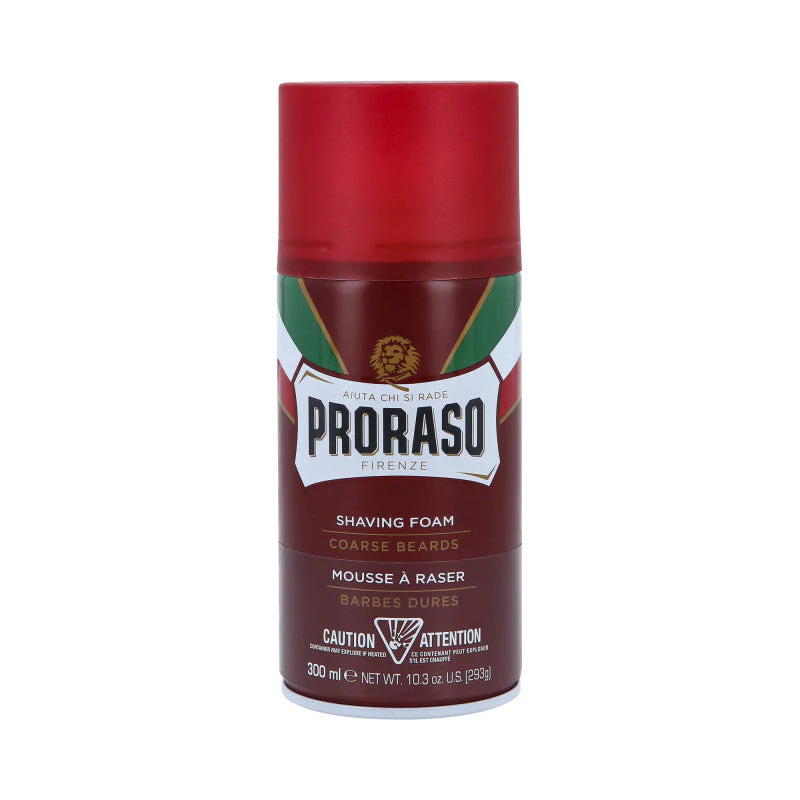 PRORASO RED LINE Odżywcza pianka do golenia 300 ml