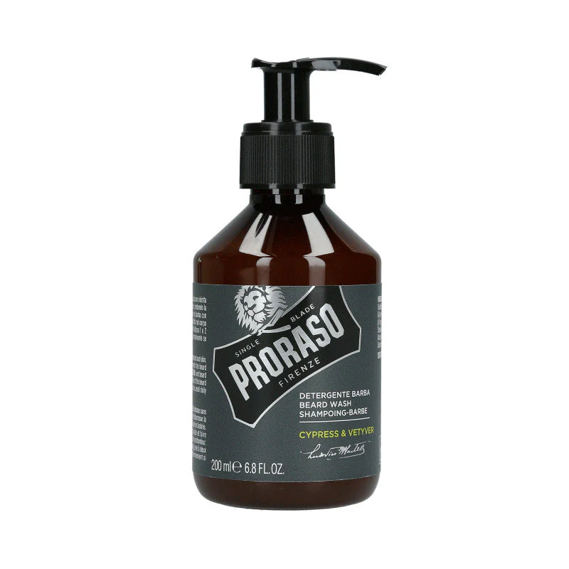 PRORASO SINGLE BLADE Cypress&Vetyver Szampon do brody 200 ml