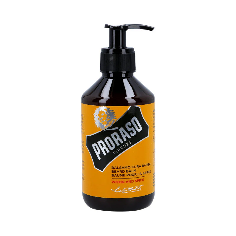 PRORASO YELLOW WOOD&SPICE BEARD BALM Lekki balsam do brody 300 ml