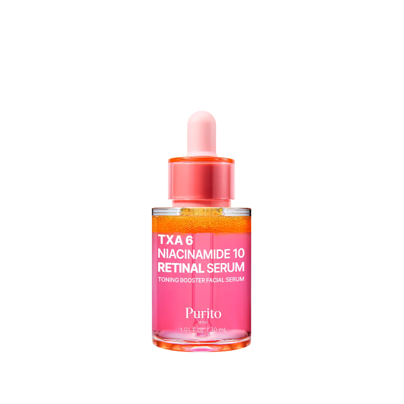 PURITO SEOUL TONING BOOSTER Serum do twarzy z retinolem, niacynamidem i kwasem traneksamowym 30 ml