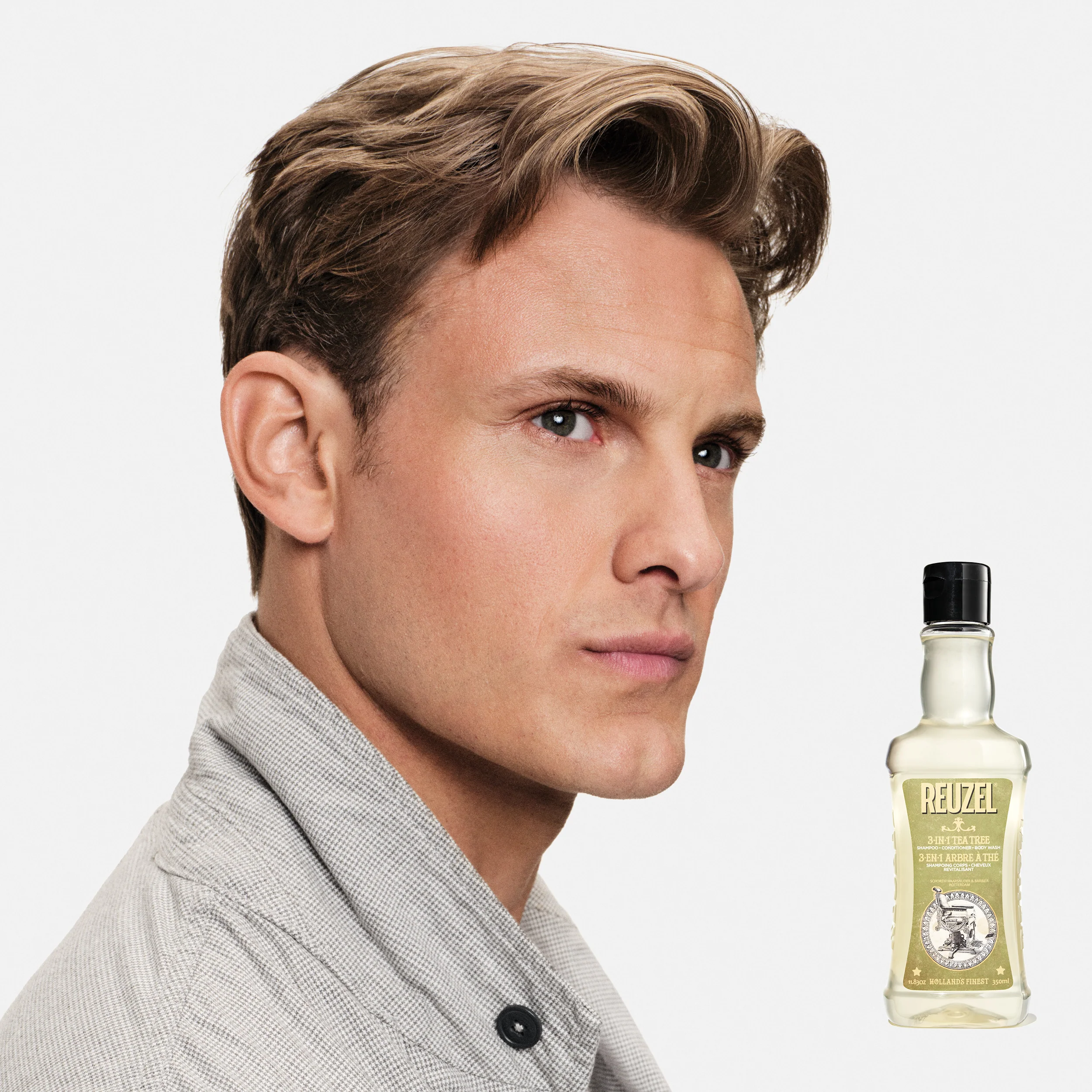REUZEL 3w1 TEA TREE Szampon do włosów, skóry głowy i ciała 100ml - Image 2