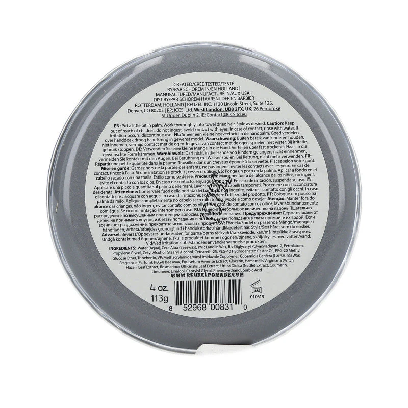 REUZEL Bardzo mocna matowa pomada wodna do włosów 113 g - Image 2