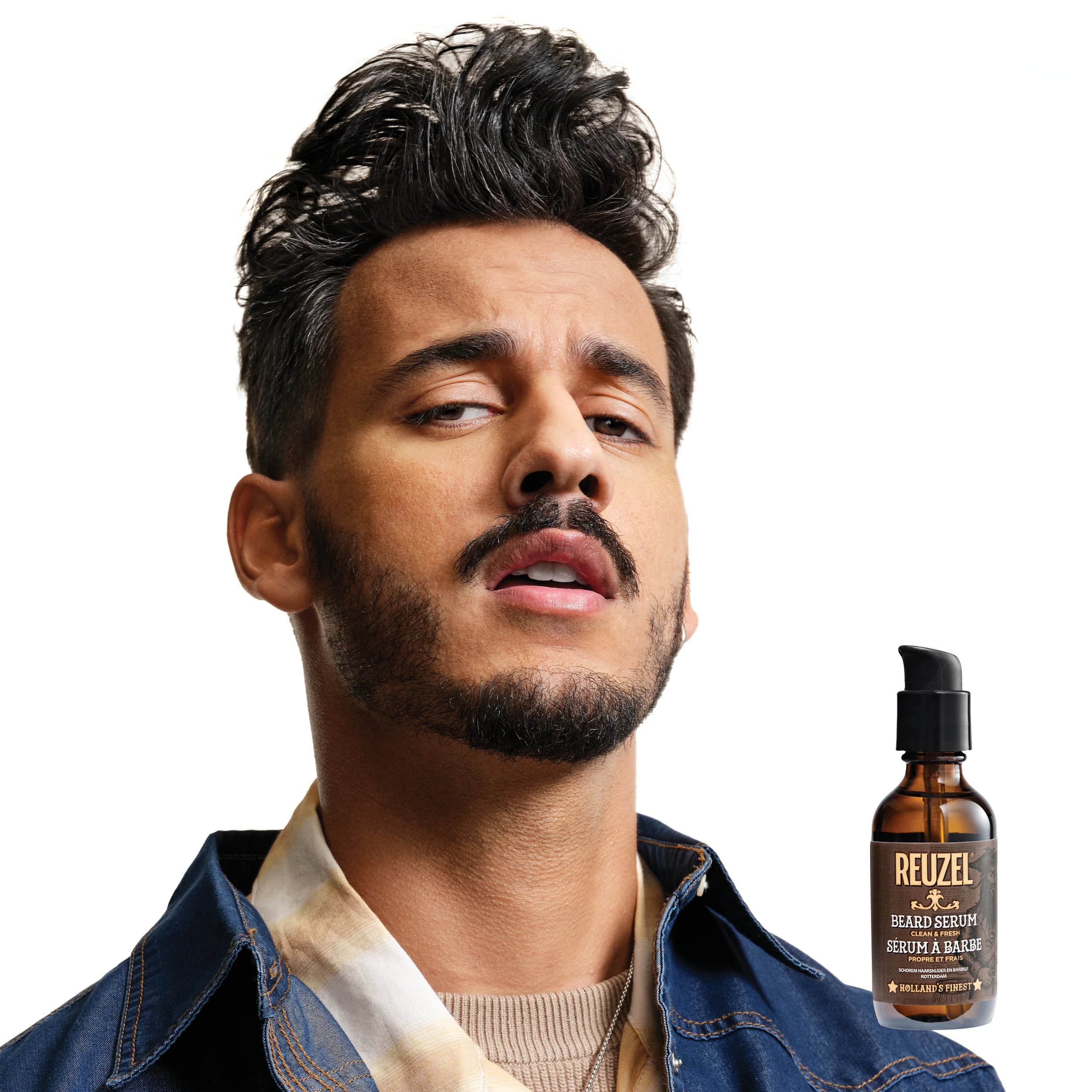 REUZEL BEARD SERUM CLEAN & FRESH Serum wzmacniające do wąsów i brody 50 g - Image 3