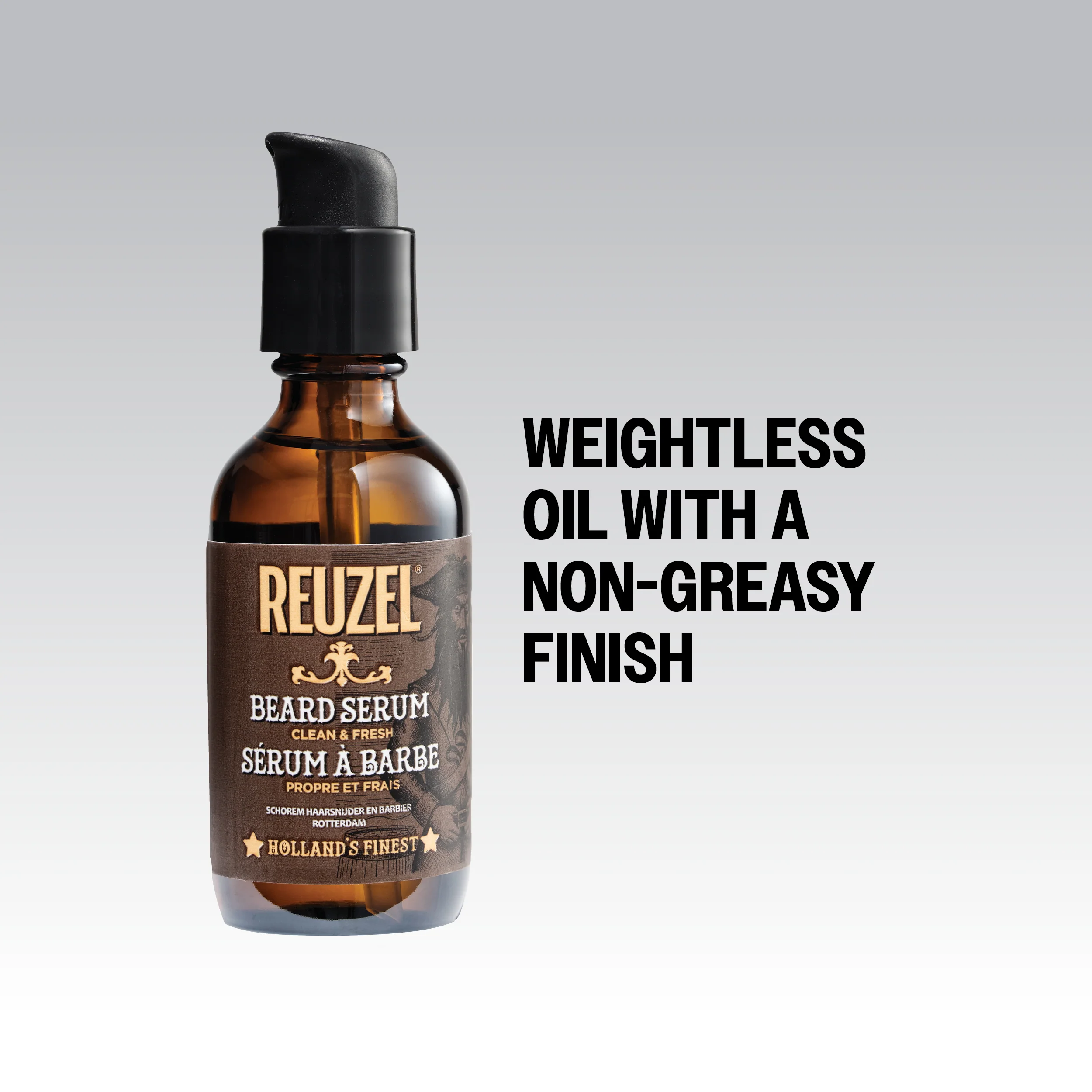 REUZEL BEARD SERUM CLEAN & FRESH Serum wzmacniające do wąsów i brody 50 g - Image 4