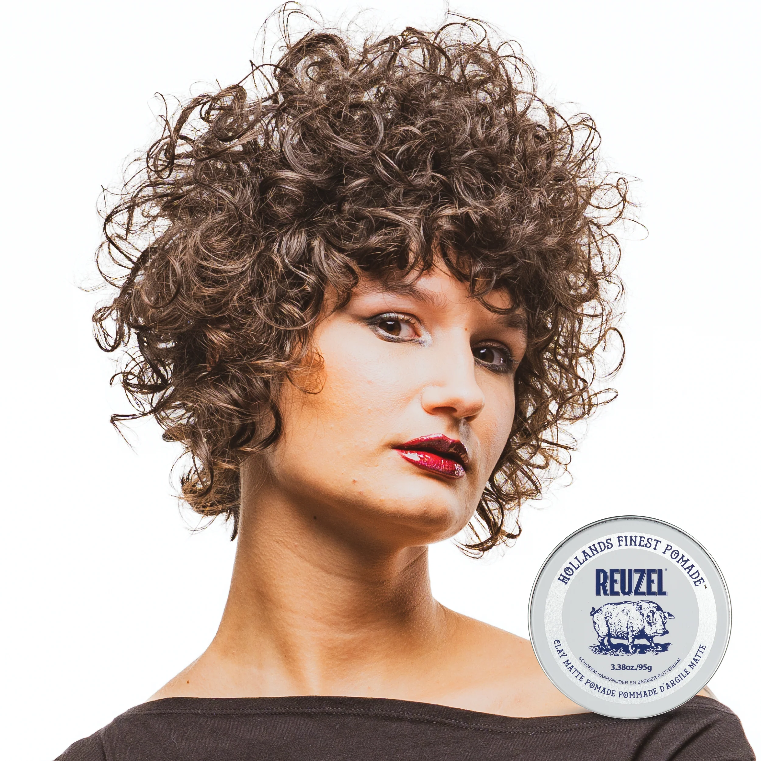 REUZEL CLAY MATTE POMADE Matująca glinka do włosów o średnim utrwaleniu 95 g - Image 3