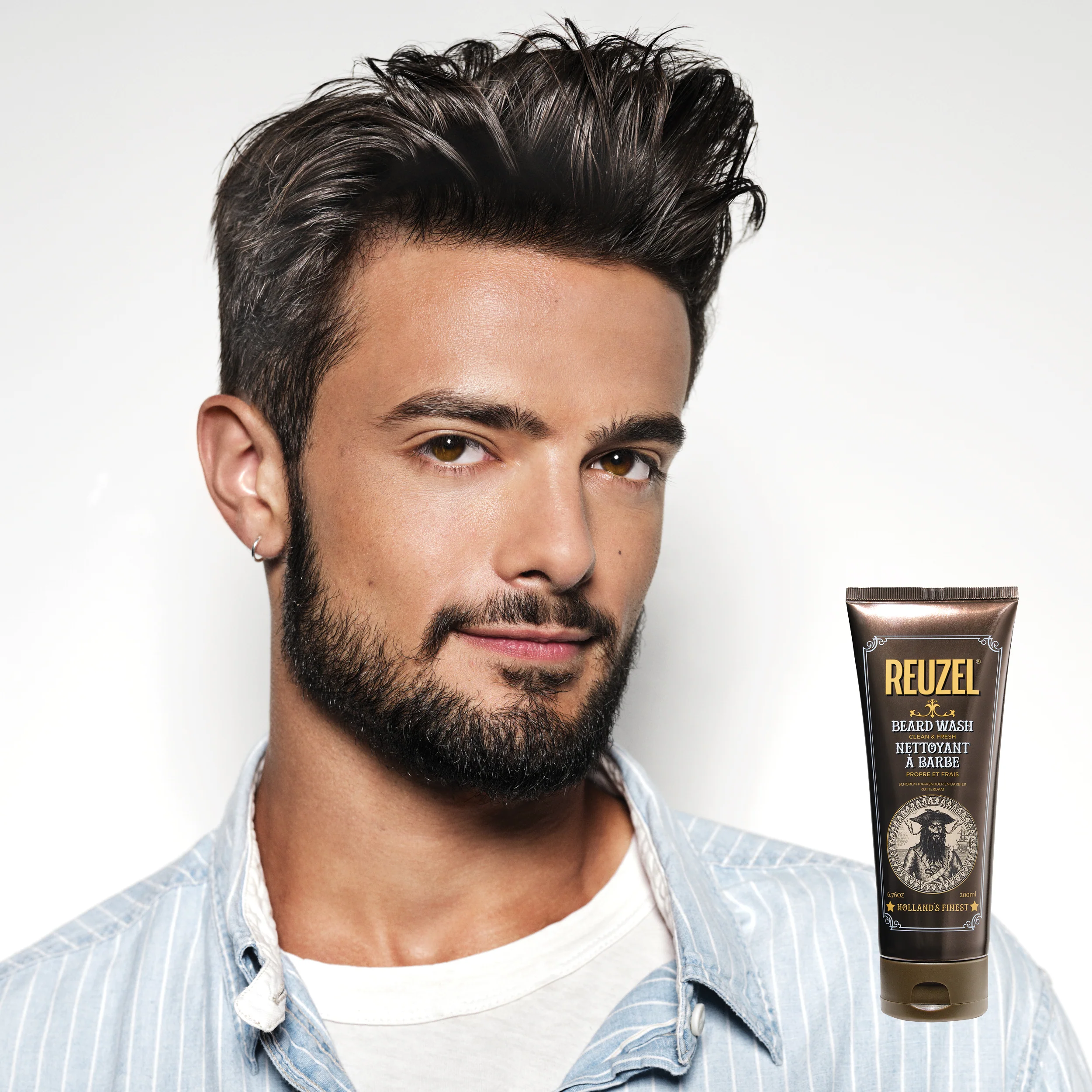 REUZEL Clean&Fresh Szampon do brody 200 ml - Image 2