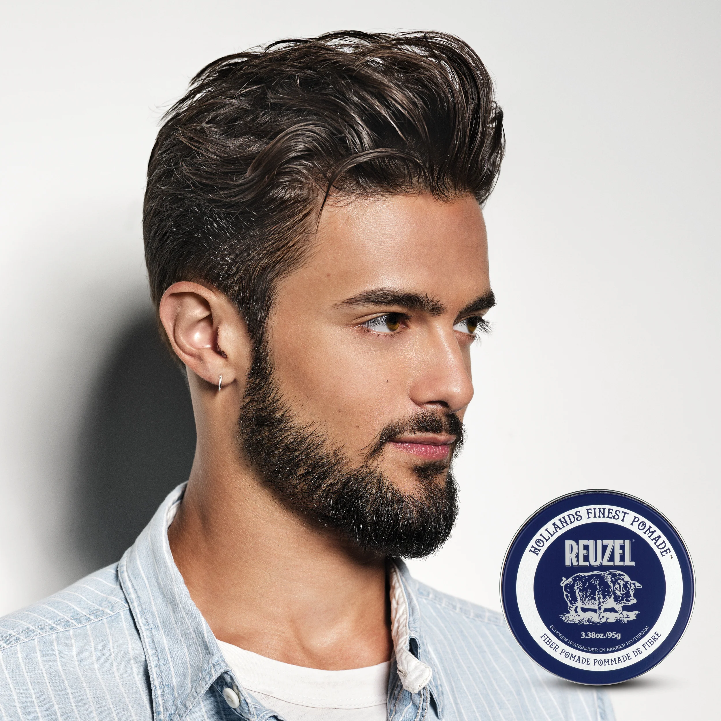REUZEL FIBER POMADE Pomada włóknista do włosów o mocnym utrwaleniu 35 g - Image 2