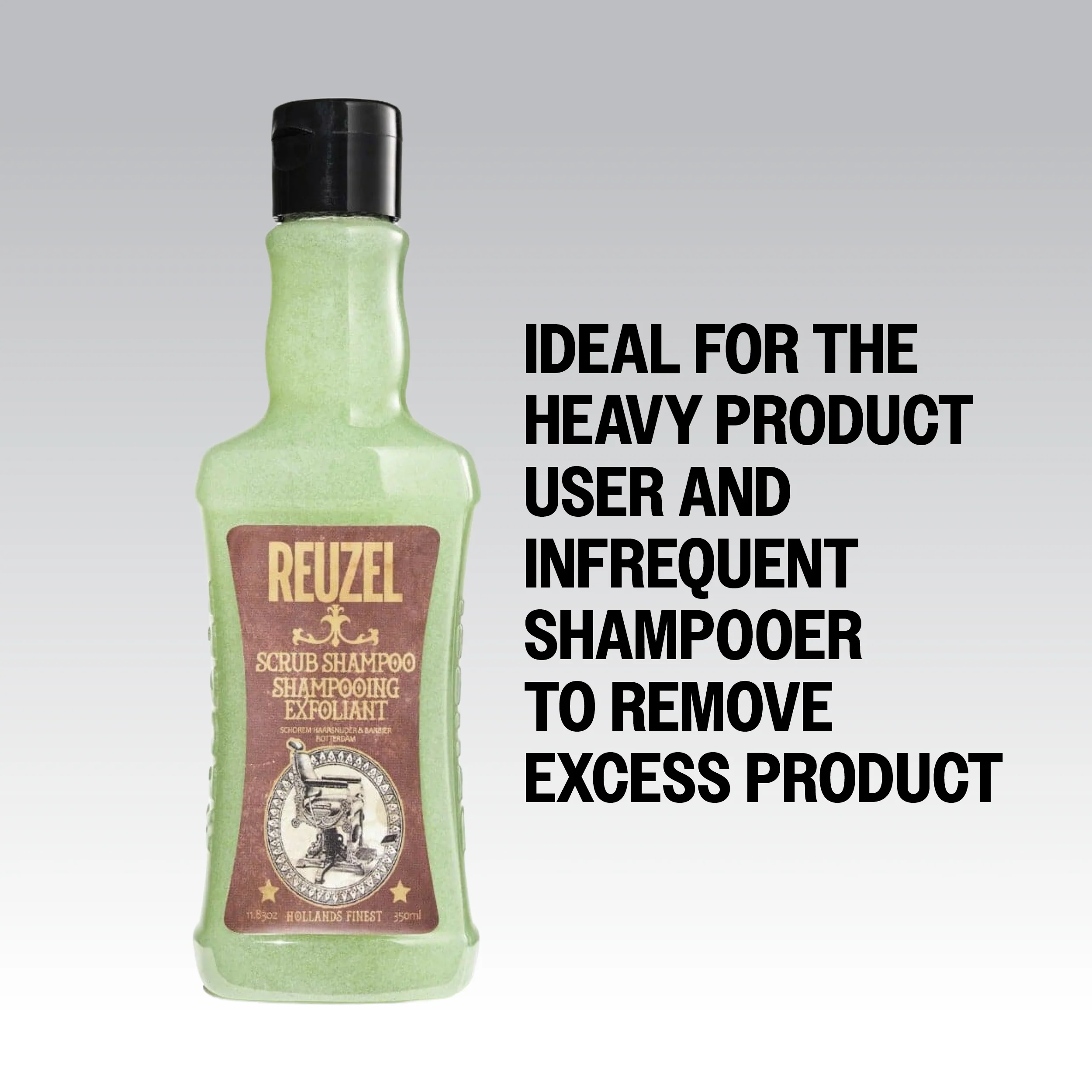 REUZEL Głęboko oczyszczający szampon do włosów 1000 ml - Image 4