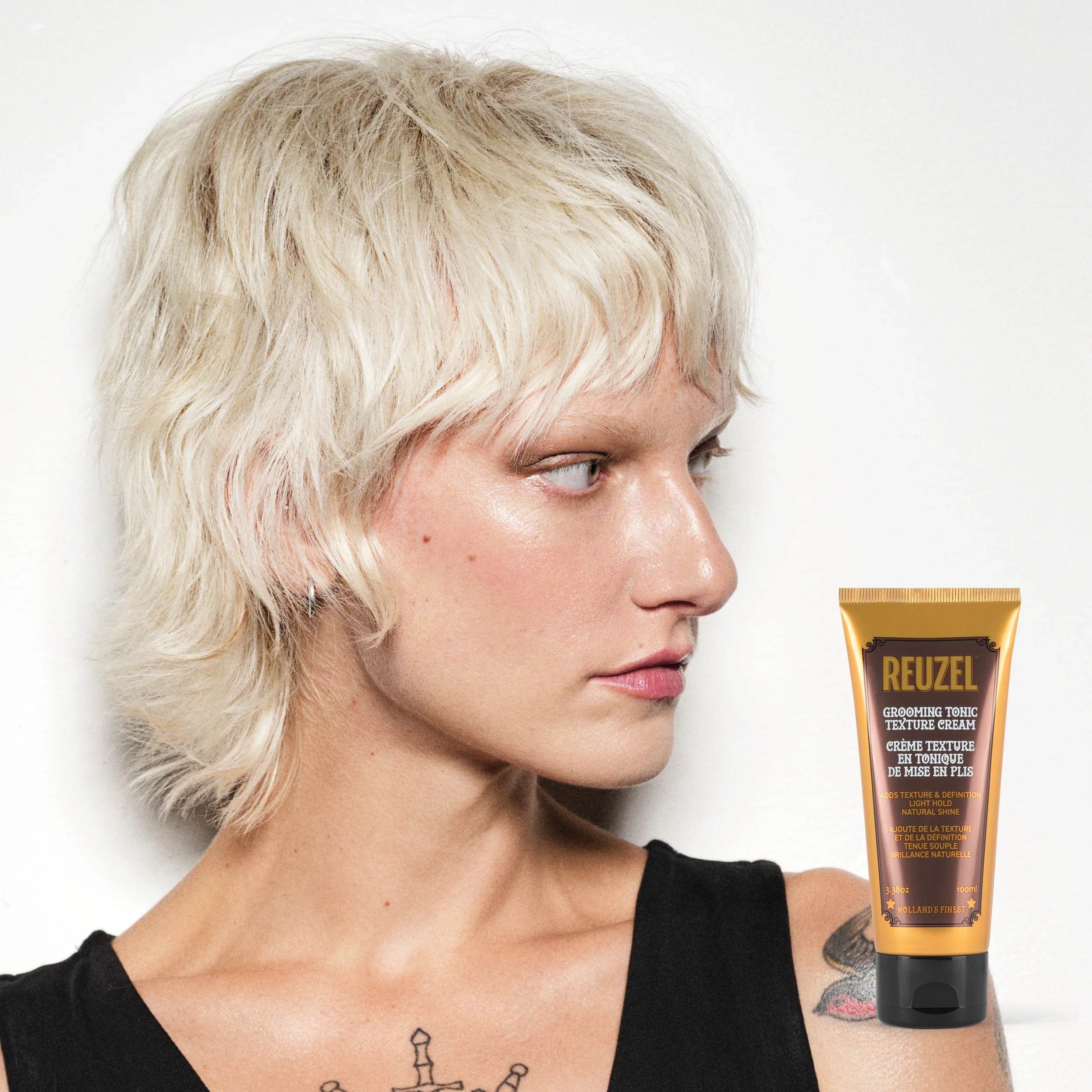 REUZEL GROOMING TONIC TEXTURE Lekki krem stylizujący 100 ml - Image 2