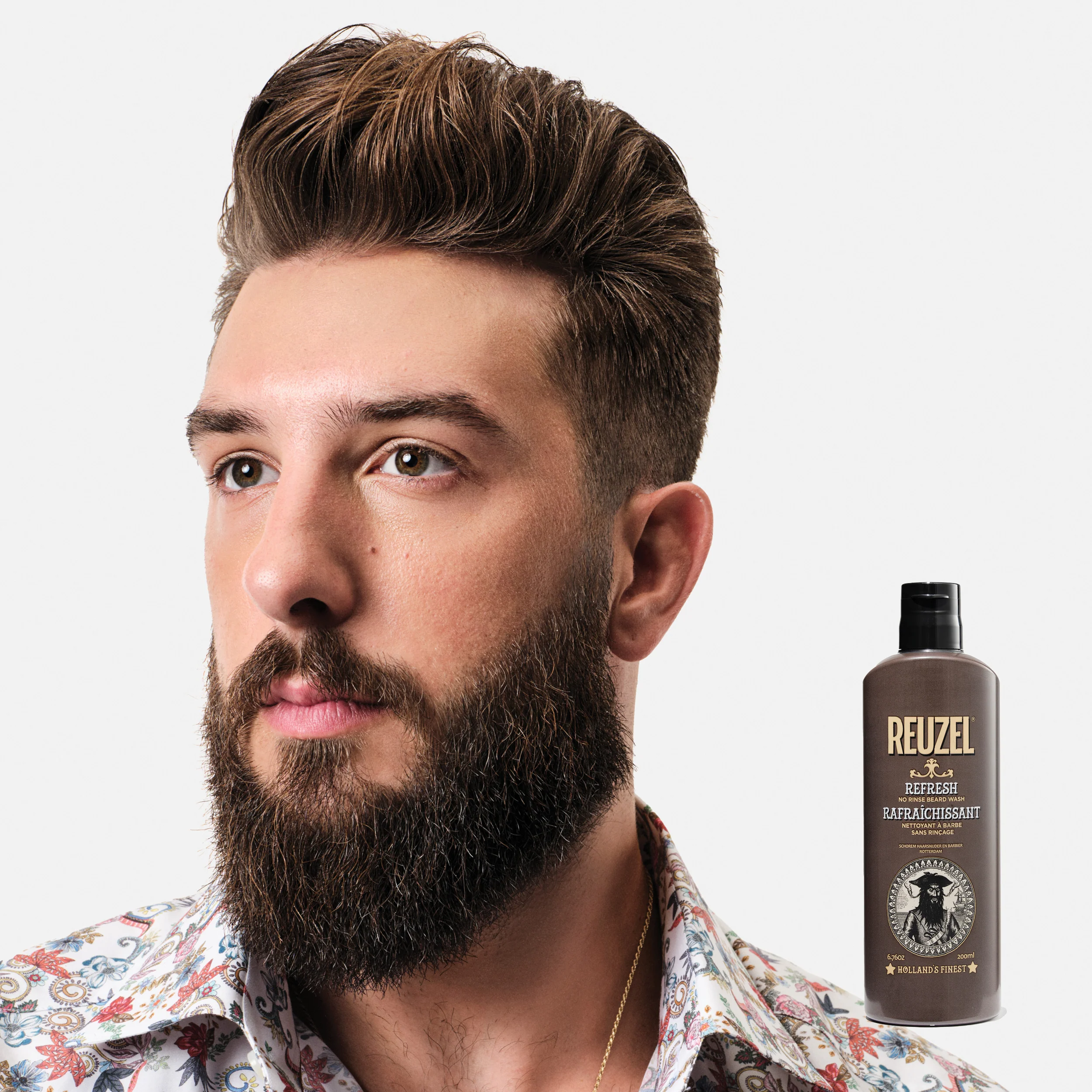 REUZEL NO RINSE BEARD WASH Suchy szampon do brody bez spłukiwania 200 ml - Image 2