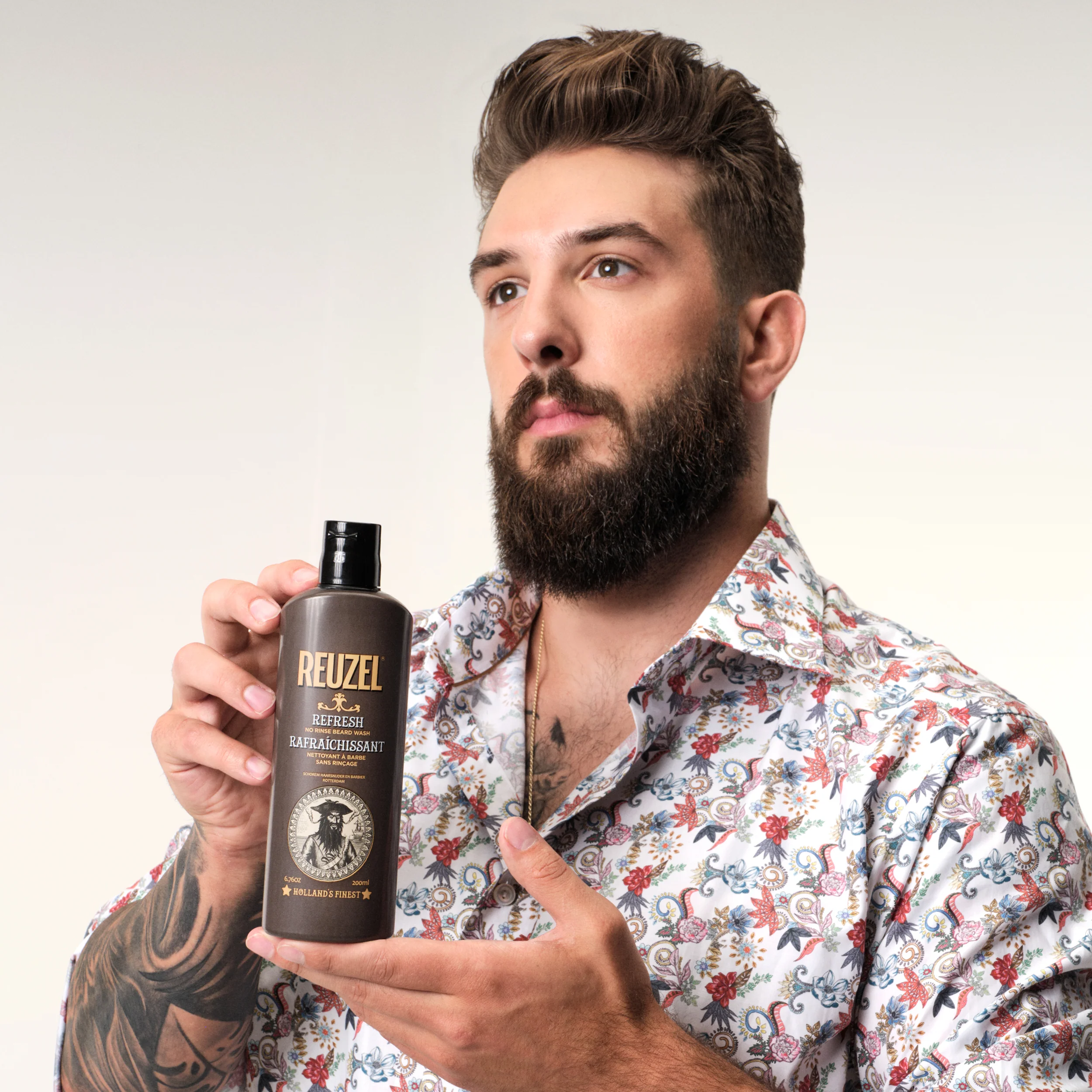 REUZEL NO RINSE BEARD WASH Suchy szampon do brody bez spłukiwania 200 ml - Image 3