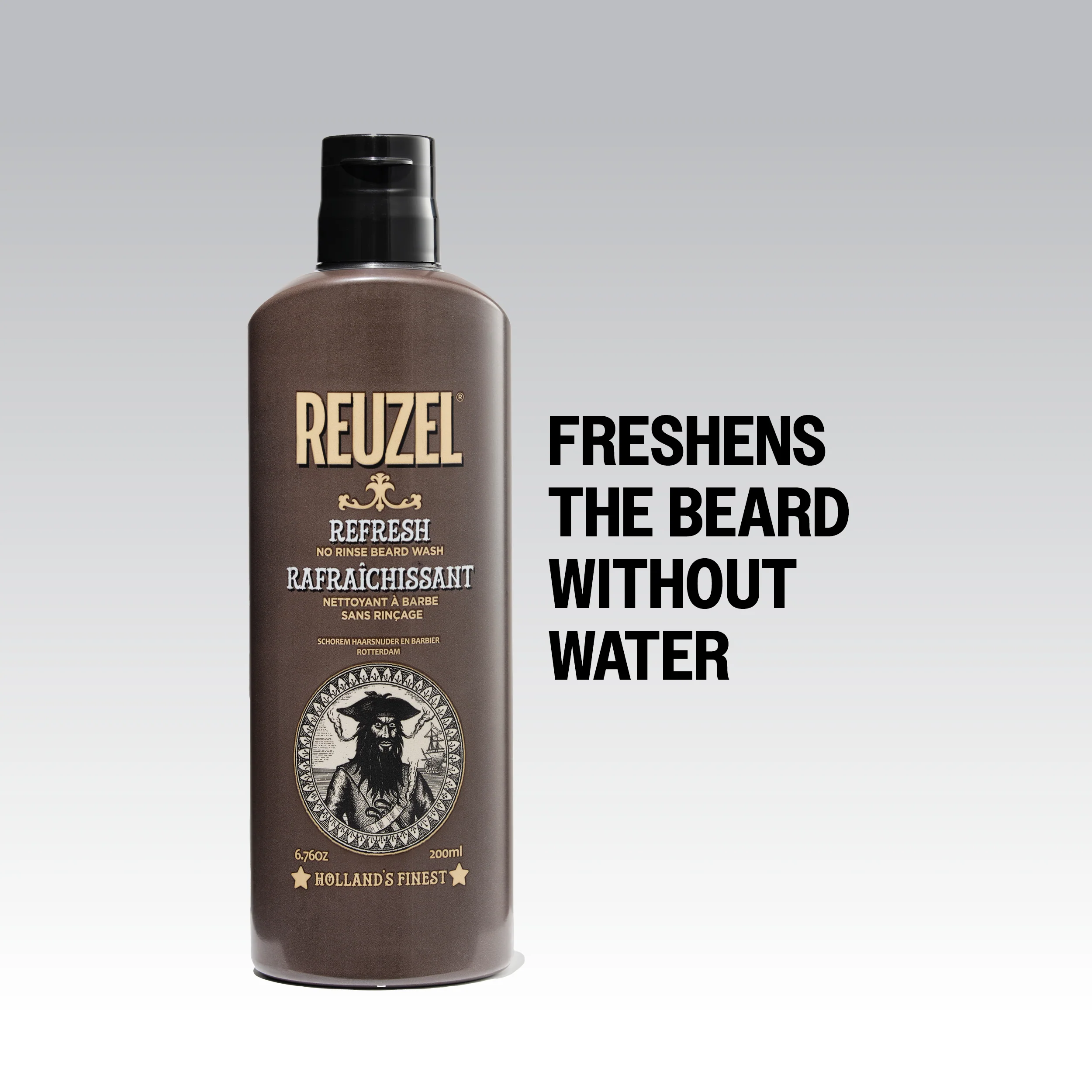 REUZEL NO RINSE BEARD WASH Suchy szampon do brody bez spłukiwania 200 ml - Image 4