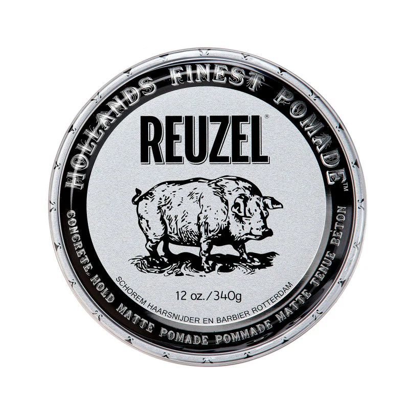 REUZEL SILVER CONCRETE HOLD MATTE Mocna matowa pomada do włosów 340 g