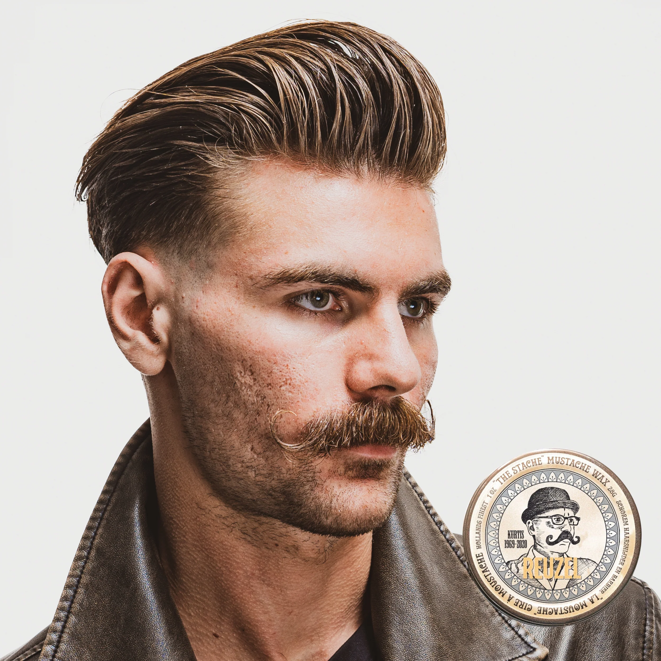 REUZEL THE STACHE Wosk do wąsów i brody 28 g - Image 3