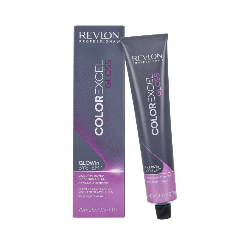 REVLON PROFESSIONAL COLOR EXCEL GLOSS Kremowa farba do włosów bez amoniaku 70 ml