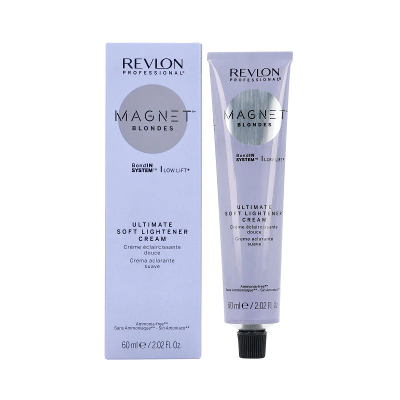 REVLON PROFESSIONAL MAGNET BLONDES Preparat skutecznie odbarwia (rozjaśnia) włosy, usuwając z nich ciemny pigment 60 ml