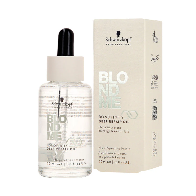SCHWARZKOPF BLOND ME BONDIFINITY Olejek głęboko regenerujący do włosów blond 50 ml