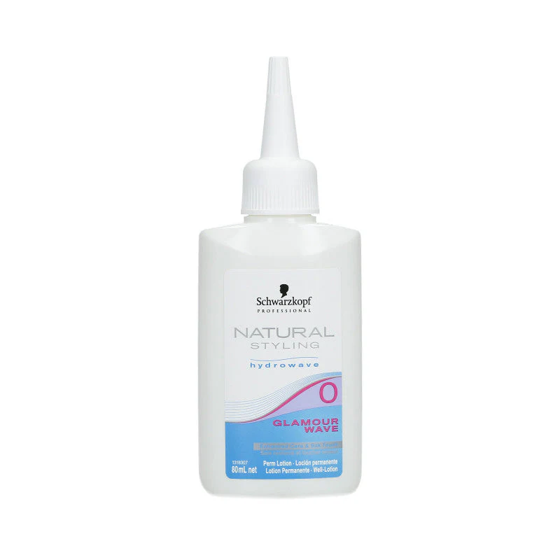 SCHWARZKOPF PROFESSIONAL NATURAL STYLING Glamour Wave 0 Płyn do trwałej ondulacji 80 ml