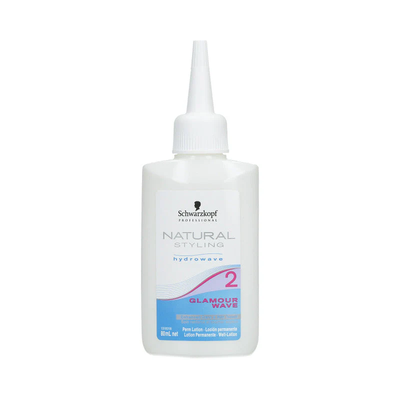 SCHWARZKOPF PROFESSIONAL NATURAL STYLING Glamour Wave 2 Płyn do trwałej ondulacji 80 ml